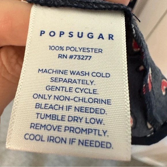 Pop Sugar Women’s Long Puff Sleeve Crew Neck A Line Midi Dress with Hearts Sz Lg - Picture 6 of 9